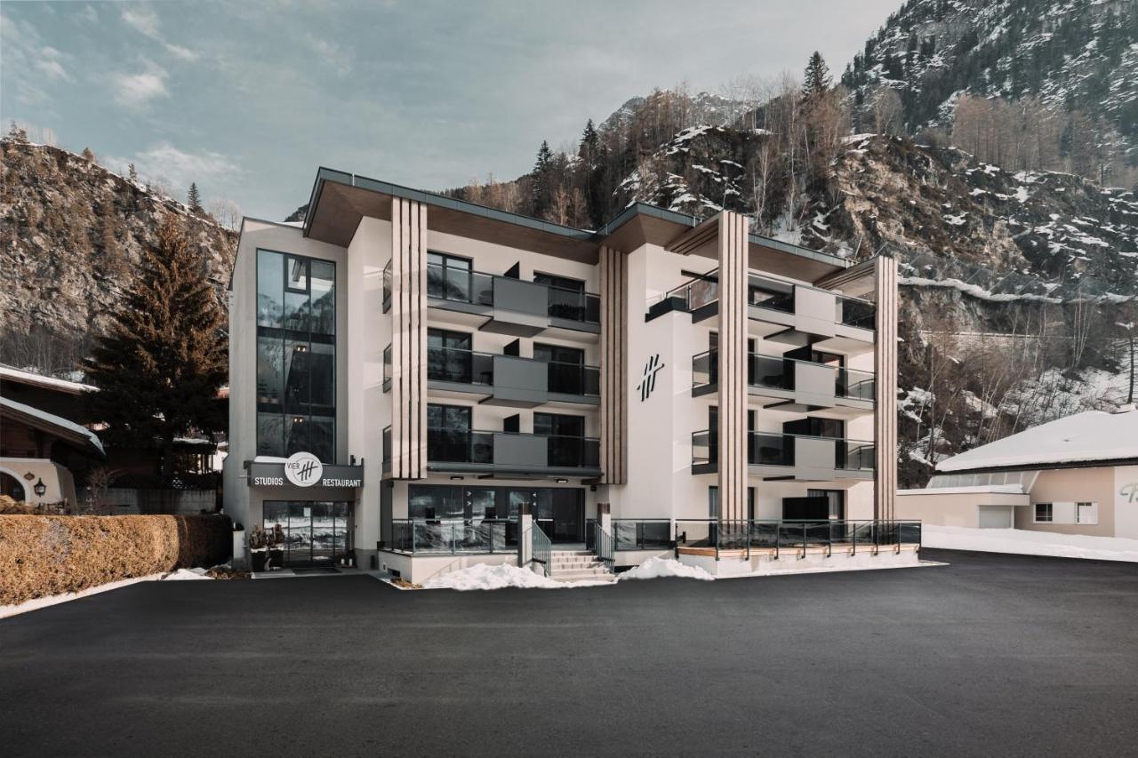 Vier Studios & Restaurant Längenfeld Exterior foto